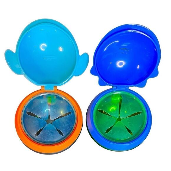 Set of 2 Skip Hop Snack Cup Dog & Dino Easy Carry Snack Cup - Picture 8 of 12